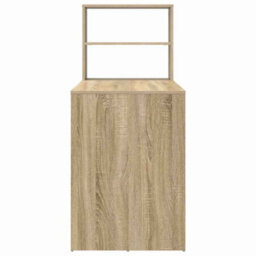 Berkfield Desk With Storage Sonoma Oak 113X54X120 Cm Engineered Wood - thumbnail 5