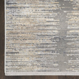 Grey Gold Modern Abstract Easy To Clean Living Room Bedroom & Dining Room Rug-239Cm X 305Cm - thumbnail 5