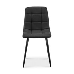 Bravich Zurich Faux Leather Embossed Dining Chair - Black, Set Of 2 - thumbnail 4
