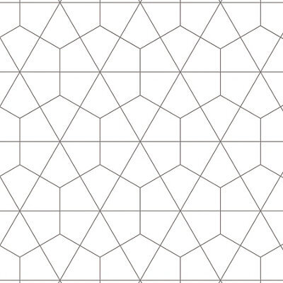 Splashwall Alloy White Diamond Tile Geometric Aluminium Splashback, (H)600mm (W)2440mm (T)4mm - image 1