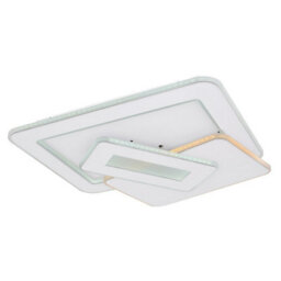 Luminosa Lighting Luminosa Kique Integrated Led Semi Flush Ceiling Light White Led Dimmable 3000-6500K Remote Control Tuya Smart - thumbnail 6