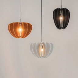 Luminosa Lighting Luminosa Cambio Modern Pendant Ceiling Light Black 1Xe27 Silver Shade - thumbnail 3
