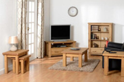 Seconique Tortilla Flat Screen Tv Unit 1 Drawer In Distressed Wax Pine - thumbnail 8