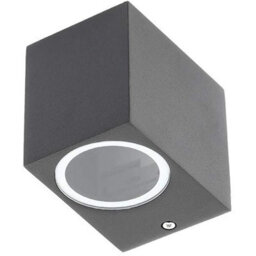 CGC Lighting Cgc Black Small Cube Spotlight Outdoor Garden Porch Patio Wall Light - thumbnail 2