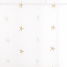 Deconovo Star Embroidery Net Curtains Semi Transparent Curtainssheer Curtains For Living Room 55 X72 Drop Inch Linen 2 Panels - thumbnail 5