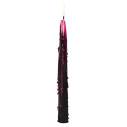 Something Different Vampire Tears Taper Candle (Pack Of 4) Pink (One Size) - thumbnail 2