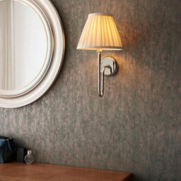 Luminosa Lighting Luminosa Rouen Fitting Only Wall Lamp, Bright Nickel Plate - thumbnail 5