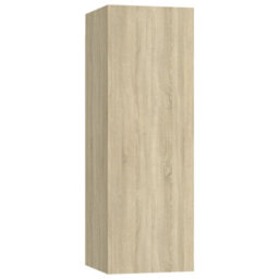 Berkfield Modern 4 Piece Tv Cabinet Set Sonoma Oak Engineered Wood - thumbnail 5