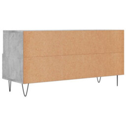 Walplus Tv Cabinet Concrete Grey 102X36X50 Cm Engineered Wood - thumbnail 8