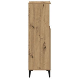 Vidaxl Bathroom Cabinet Artisan Oak 30X30X100 Cm Engineered Wood - thumbnail 6