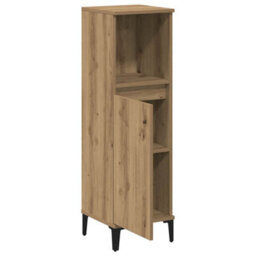 Vidaxl Bathroom Cabinet Artisan Oak 30X30X100 Cm Engineered Wood - thumbnail 5