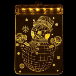 Festive Fix Christmas Window Light 54 Led 3D Square Pendant Usb Powered Water-Resistant String Lights Indoor & Outdoor Xmas Decor - thumbnail 7
