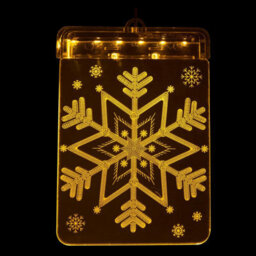 Festive Fix Christmas Window Light 54 Led 3D Square Pendant Usb Powered Water-Resistant String Lights Indoor & Outdoor Xmas Decor - thumbnail 6