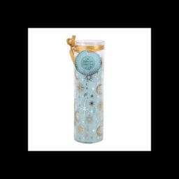 Blue Pastel Skies Peppermint Tube Candle 20Cm Celestial Glass Candle - thumbnail 2