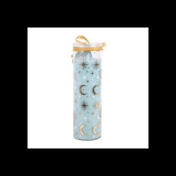 Blue Pastel Skies Peppermint Tube Candle 20Cm Celestial Glass Candle - thumbnail 3