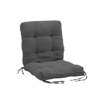 Living And Home Supportive Breathable Dark Grey Garden Bench Seat Pad Cushion Swing Chair Cushion For Indoor Outdoor L 110 Cm X W 50 Cm - image 1