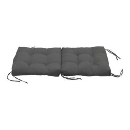 Living And Home Supportive Breathable Dark Grey Garden Bench Seat Pad Cushion Swing Chair Cushion For Indoor Outdoor L 110 Cm X W 50 Cm - thumbnail 4