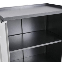 2-Door Mobile Steel Lockable Filing Cabinet 2 Keys - thumbnail 3