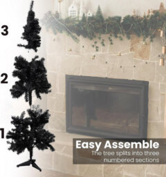 Divchi 4Ft Premium Christmas Tree 130 Branch Xmas Trees Artificial Christmas Tree Pine Tree With Plastic Stand Realistic Branches