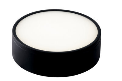 Luminosa Lighting Luminosa Klio Integrated Led Round Surface Mounted Ceiling Light, Black, 4000K