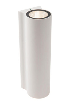 Lucide Akra Wall Light Outdoor - Led 2700K Ip54 - White - image 1