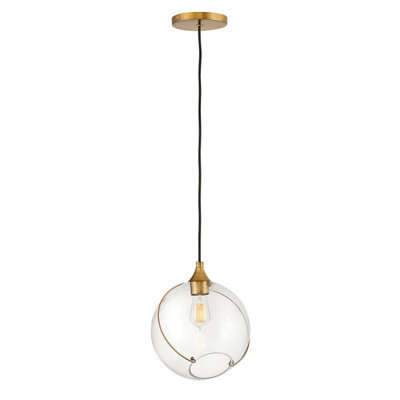 Luminosa Lighting Elstead Lisa Mcdennon By Hinkley Skye 1 Light Pendant Heritage Brass - image 1