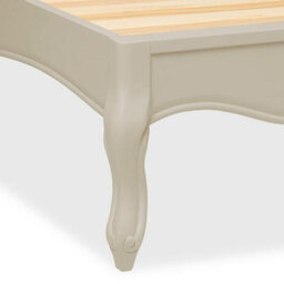 Statement Furniture Juliette French Style 5Ft King Bed With Wooden Headboard - Champagne - thumbnail 6