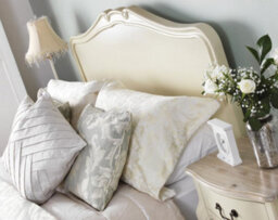 Statement Furniture Juliette French Style 5Ft King Bed With Wooden Headboard - Champagne - thumbnail 9