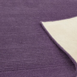 Plain Rug, Wool Rug For Living Room, Easy To Clean Handmade Rug, 9mm Thick Purple Rug For Dining Room-160Cm X 230Cm - thumbnail 3