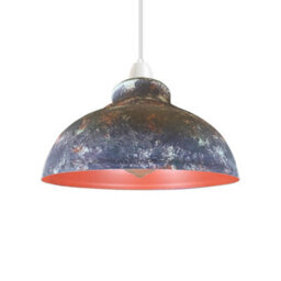 Ledsone Modern Industrial Metal Lamp Shade Easy Fit Army Camo Curved Light Shade For Pendant, Wall, Or Table Lamps - thumbnail 1