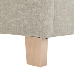 Beliani Bed Fabric Sennez 180 X 200 Cm (Eu Super King) Beige - thumbnail 9