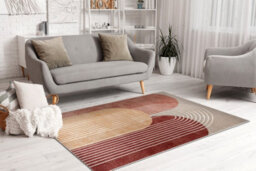 RugsX Carpet Fusion 0810 Beige Terracotta - Geometric, Modern, Abstract 180X270 Cm - thumbnail 5