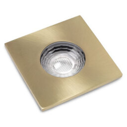 Brushed Brass Gu10 Square Fire Rated Downlight - Ip65 - Se Home - thumbnail 2