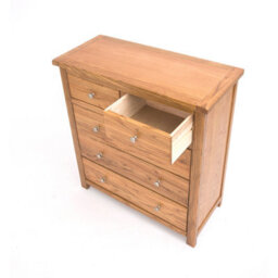 Cabinet Bits Trivento 5 Drawer Chest Of Drawers Chrome Knob - thumbnail 5