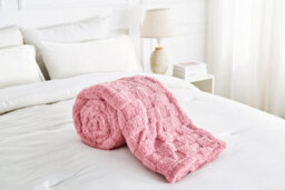 Gaveno Cavailia Throw Fluffy Fleece Blankets For Bed, Couch, Sofa, Settee Comfortable Thermal, Warm, Cosy Blankets & Throws 200X240 Cm Pink - thumbnail 6