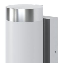GoodHome Callisto Fixed Satin Stainless Steel Mains-Powered Integrated Led Outdoor Contemporary Wall Light 900Lm (Dia)7.6Cm - thumbnail 4
