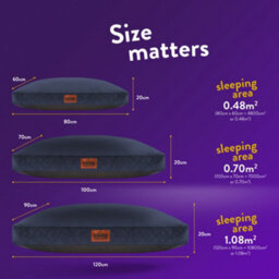 Slumberdown Dog Bed Large, Blue - thumbnail 9