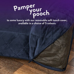 Slumberdown Dog Bed Large, Blue - thumbnail 6