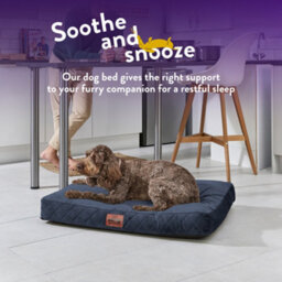 Slumberdown Dog Bed Large, Blue - thumbnail 4