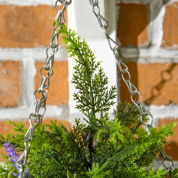 Wyld Haus Tane Set Of 2 Hanging Artificial Lavender Flower Pots For Indoor Display - Purple, 34Cm Height - thumbnail 8