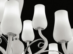 Luminosa Lighting Luminosa Angel 12 Light Chandeliers With Shades White 80X70Cm - thumbnail 4
