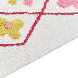 Beliani Kids Rug Cavus White 160 X 230 Cm Cotton - thumbnail 6