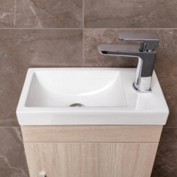 Plum&clay Novela Light Wood Floorstanding Cloakroom Vanity Unit (W)400mm - thumbnail 8