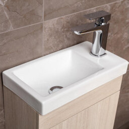 Plum&clay Novela Light Wood Floorstanding Cloakroom Vanity Unit (W)400mm - thumbnail 7