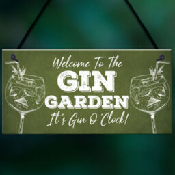 Red Ocean Novelty Gin Garden Bar Sign Novelty Home Decor Sign Gift For Friend Gin Gifts - thumbnail 5