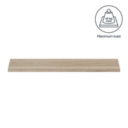 GoodHome Rigga Modular Oak Effect Rectangular Floating Shelf (L)60Cm X (D)19Cm - thumbnail 2
