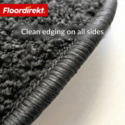 Floordirekt Madrid Self Adhesive Soft Shaggy Stair Tread Mat For Indoor Stairs Semicircular Grey 23.5 X 65 Cm - thumbnail 8