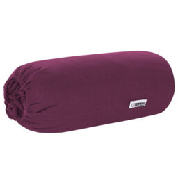 Beliani Fitted Sheet Janbu 140 X 200 Cm Cotton Burgundy - thumbnail 7