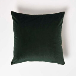 Homescapes Mango Tree Green Filled Velvet Cushion 46 X 46 Cm - thumbnail 3