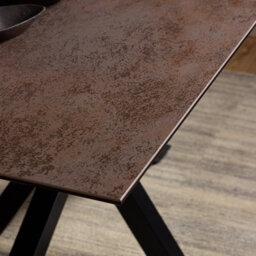 Furniture To Go Heaven Dining Table In Ceramic Rusty Brown (L) 160Cm Seats Up To 6 - thumbnail 6